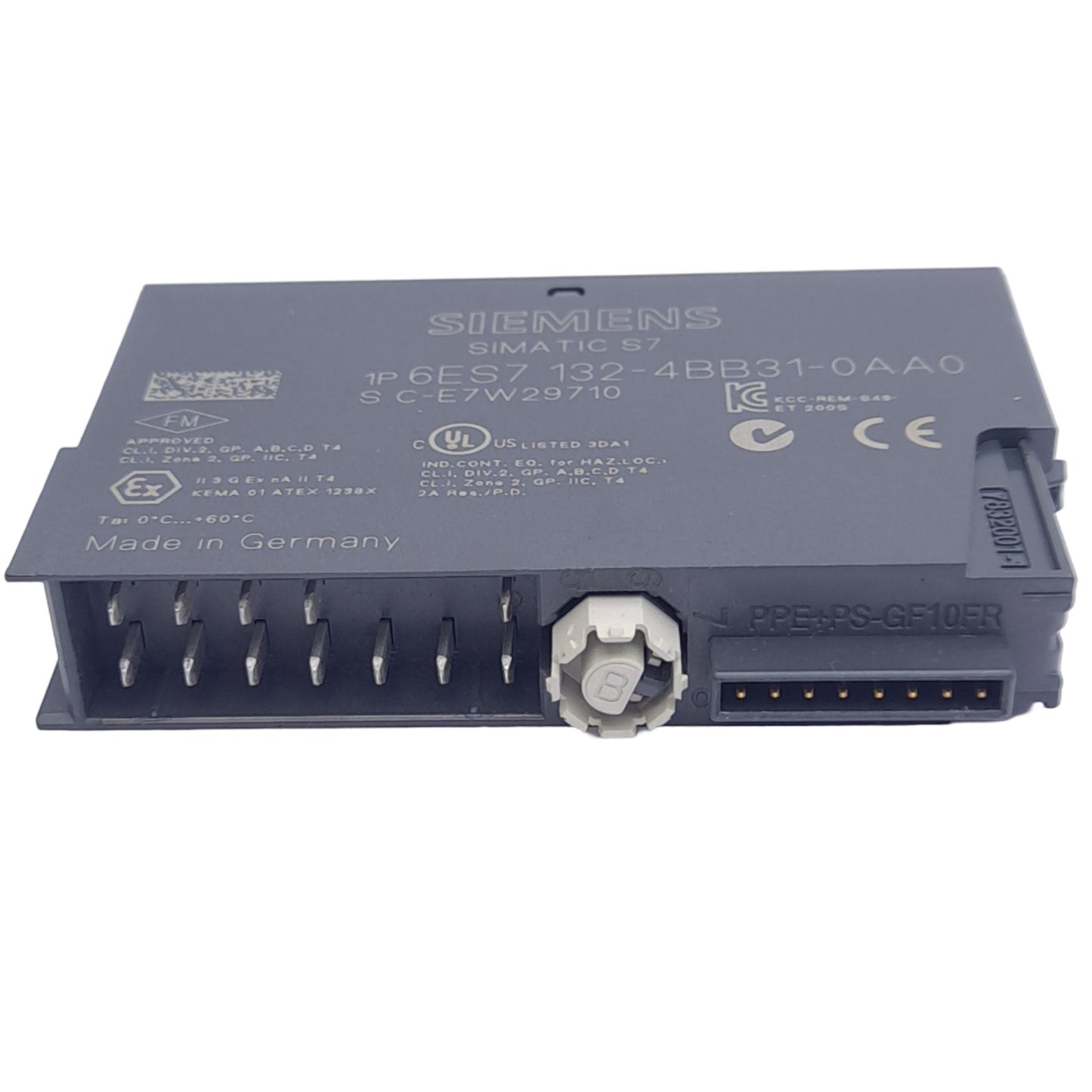 New Siemens 6ES7132-4BB31-0AA0 SIMATIC S7 I/O Module, 5-10mA In, 0.5-7mA Out, PNP