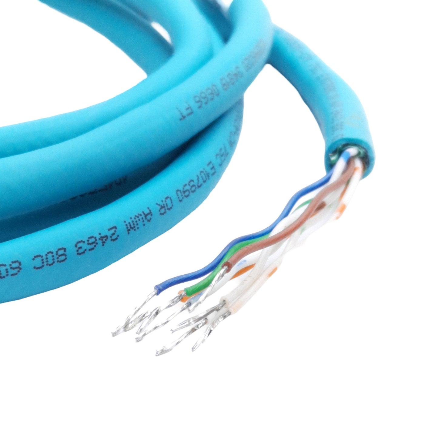 New Turck RJ45S 841-2M Ethernet Cable, RJ45 8-Pin Male to Leads, 2m, 42VAC/VDC 1.5A