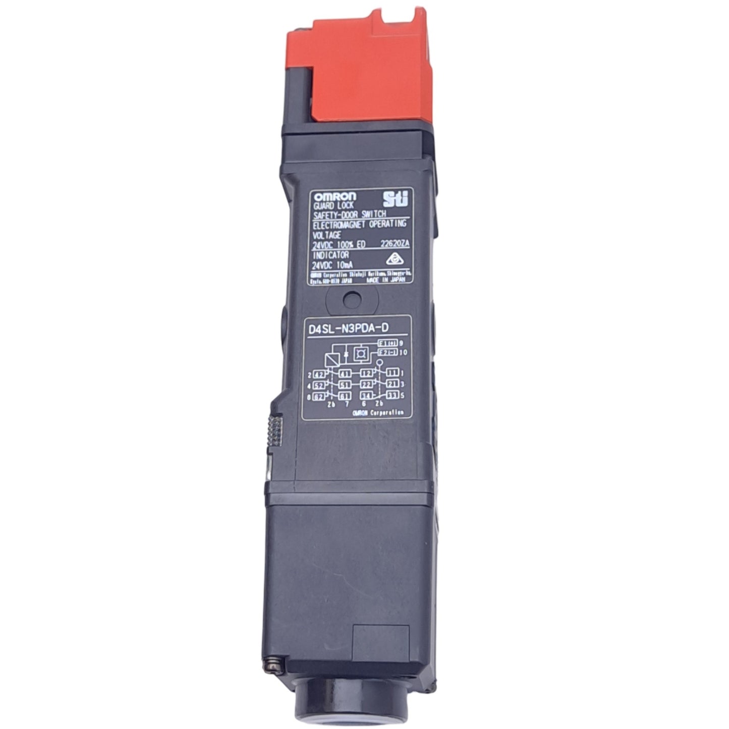 New Omron D4SL-N3PDA-D Guard Locking Switch, 1/2 NPT, 2NC/1NO + 3NC, 24V, 1300N Max