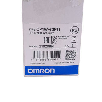 New Omron CP1W-CIF11 Serial Option Module for CP1 PLC, RS-422A/485 Option Board