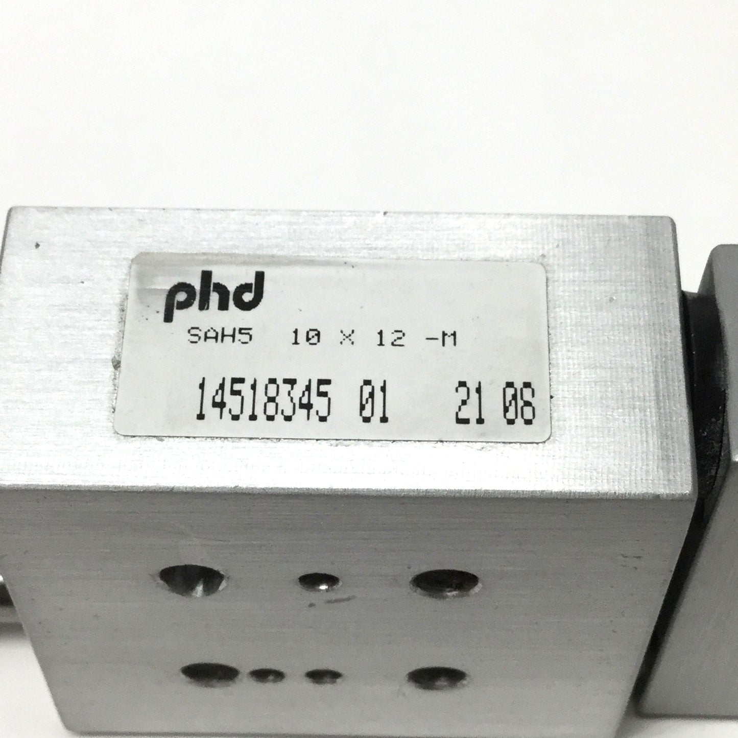 Used PHD SAH5 10 X 12-M Compact Guided Thruster Air Slide 10mm Bore, 12mm Stroke