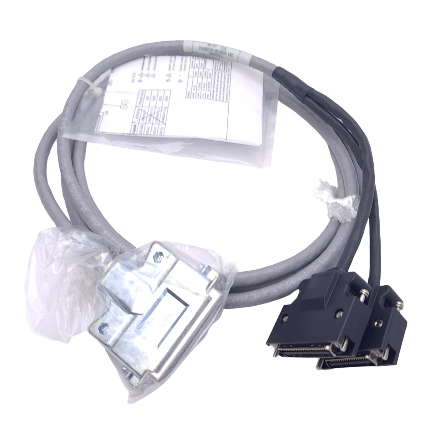 New Yaskawa CKI-NS600D-02 Terminal Block Cable for Sigma II CN1/CN4, 50-P D-Sub, 2m