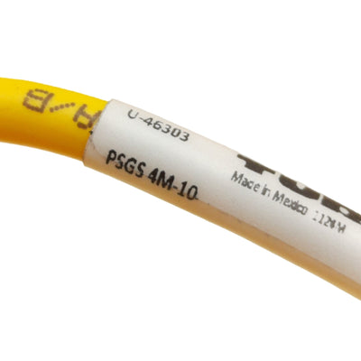 New Turck PSGS 4M-10 Sensor/Actuator Cordset, M8 4-Pin Male to Flying Leads, 10m
