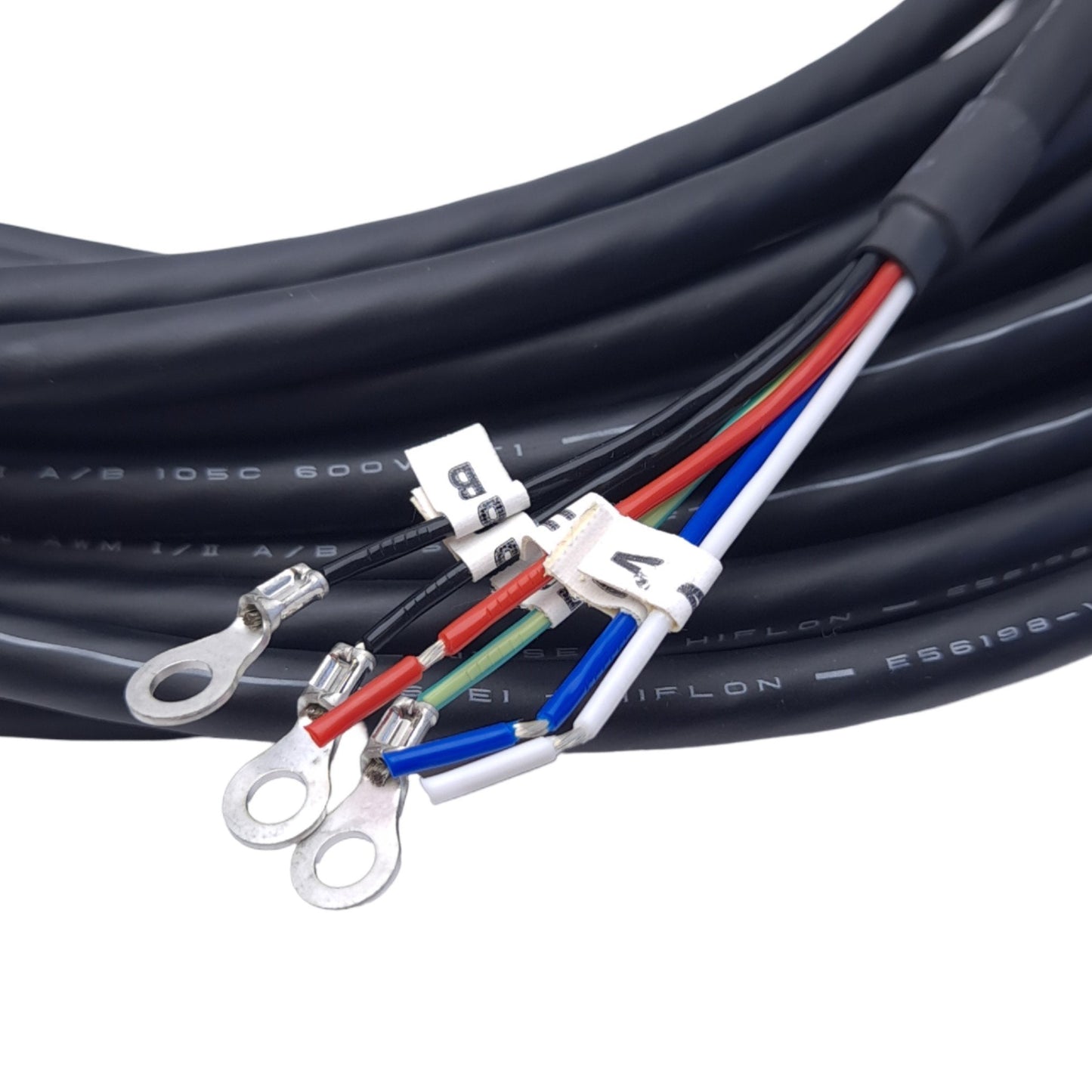 New Yaskawa JZSP-CVM41-20-E Servo Power Cable, SGM7G -03 to -05, 300-450W, 20m