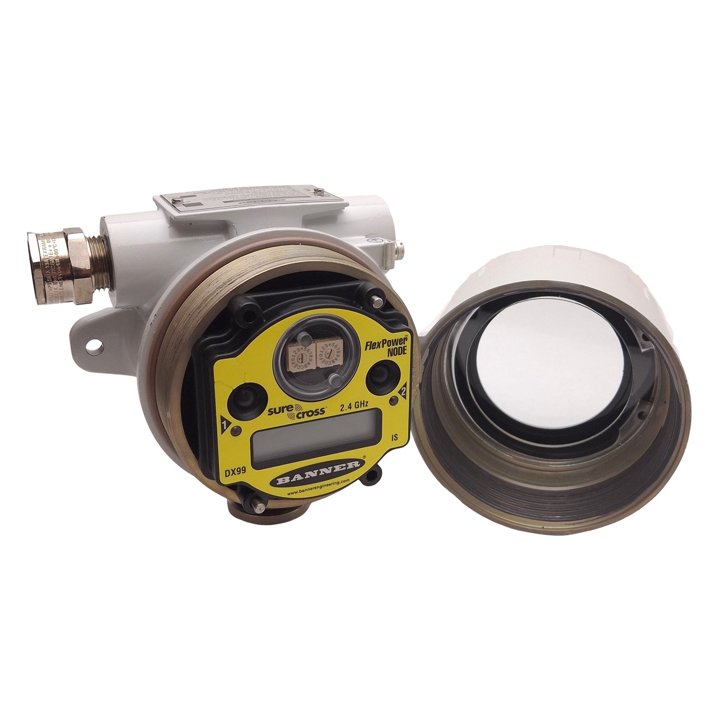 New – Open box Banner DX99N2X1S2N0V2X0D2 Sure Cross DX99 FlexPower Node 2.4GHz *No Antenna*
