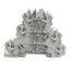 New Lot of 5 Wago 2002-3208 TopJob S Triple Deck Terminal Block, 500V 28A, DIN Mount