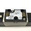 Used SMC VFS2400-3FZ Pneumatic Double Solenoid Valve, 5-Port 3-Position, 120VAC