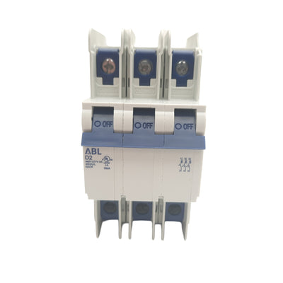 New Altech 3D2UL Molded Case Circuit Breaker, 3 Pole, 480Y/277VAC 2A, DIN Rail Mount