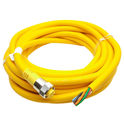 New Mencom MIN-6FP-30 Cordset 7/8" 6-P Female Straight to Leads, 30ft, 600V 8A