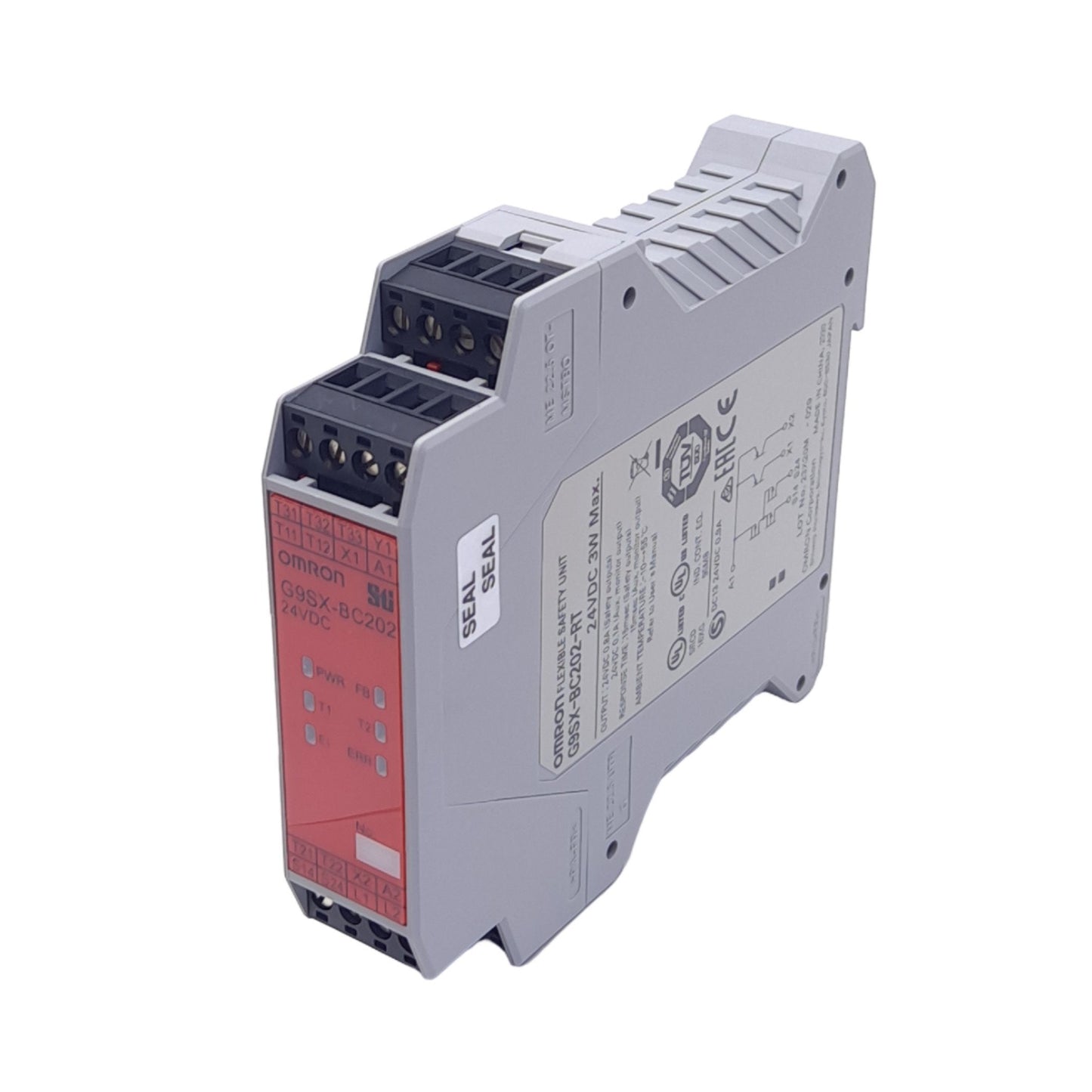 New Omron G9SX-BC202-RT PLC Safety Module, 20.4-26.4VDC In, 0.1-1A Out, PNP, 3W Max