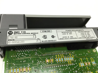 Used Allen Bradley 1746-HS IMC110 SLC 500 Servo Motion Control Module, Single-Axis