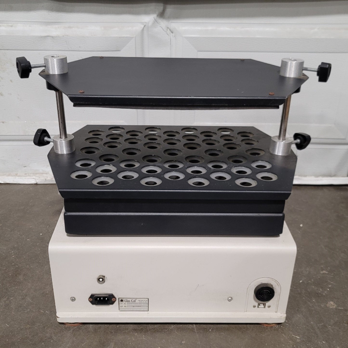 Used Glas-Col 099A-DPM12 Digital Pulse Vortex Mixer Base 100-1500RPM, 120VAC, 52 Vial
