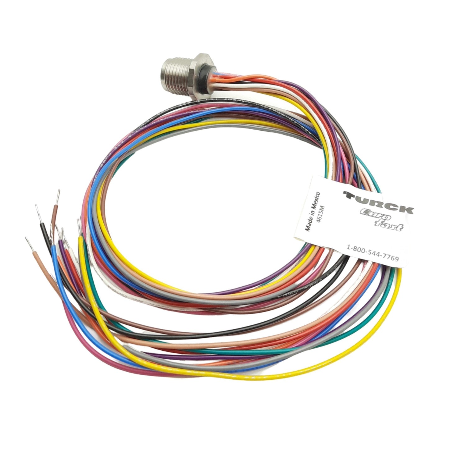 New Turck FKFDV 12-0.5 EuroFast Cordset M12 12-P Female/Leads, 0.5m, 60VAC/75VDC 2A