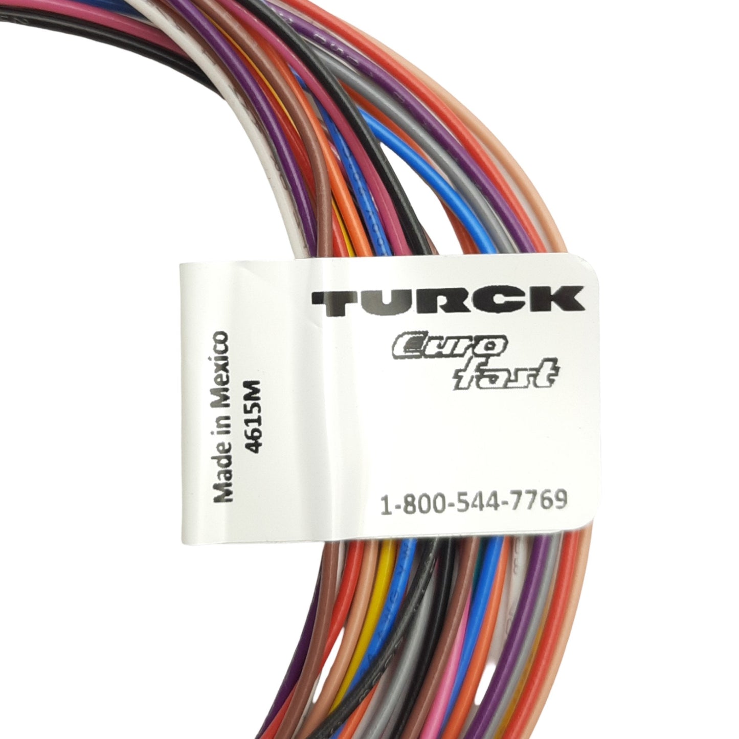 New Turck FKFDV 12-0.5 EuroFast Cordset M12 12-P Female/Leads, 0.5m, 60VAC/75VDC 2A