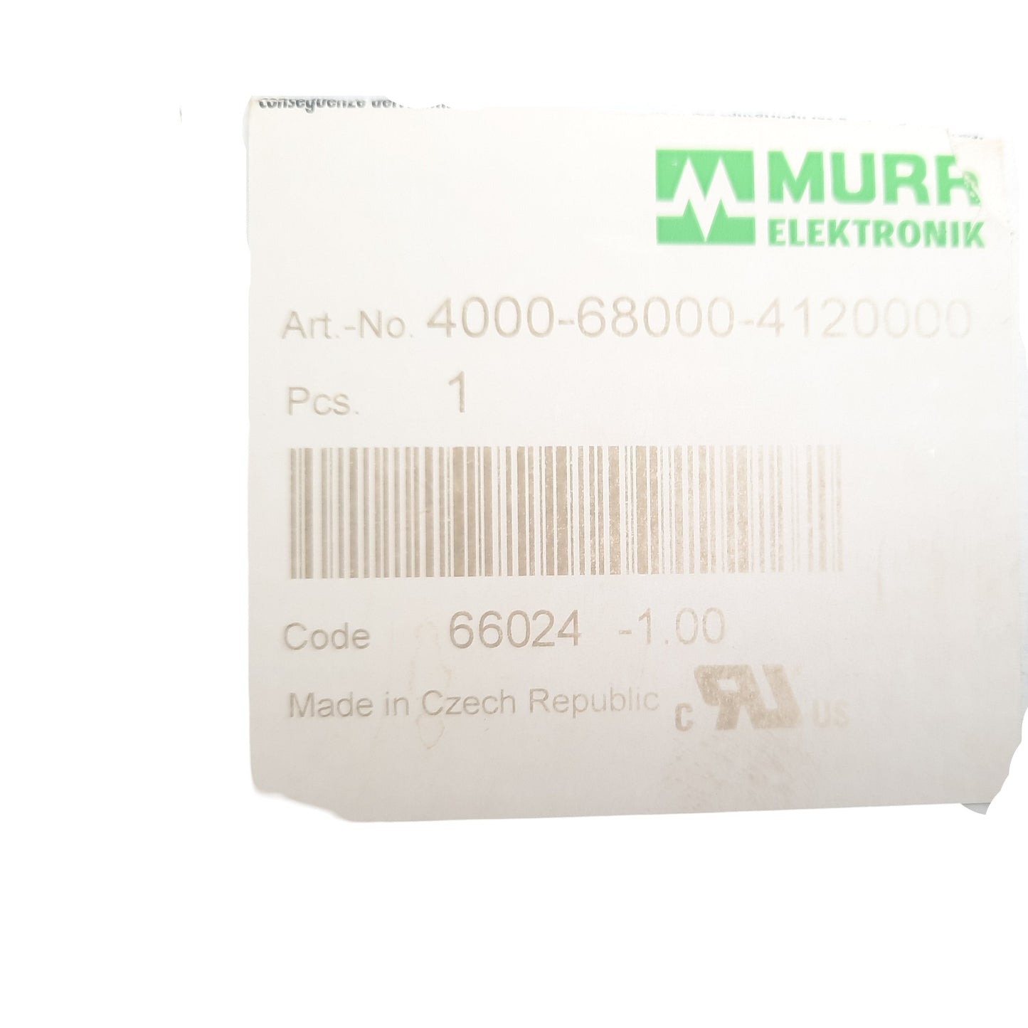 New Murr Elektronik 4000-68000-4210000 Modlink Dbl Combi Insert, 125V, 15A