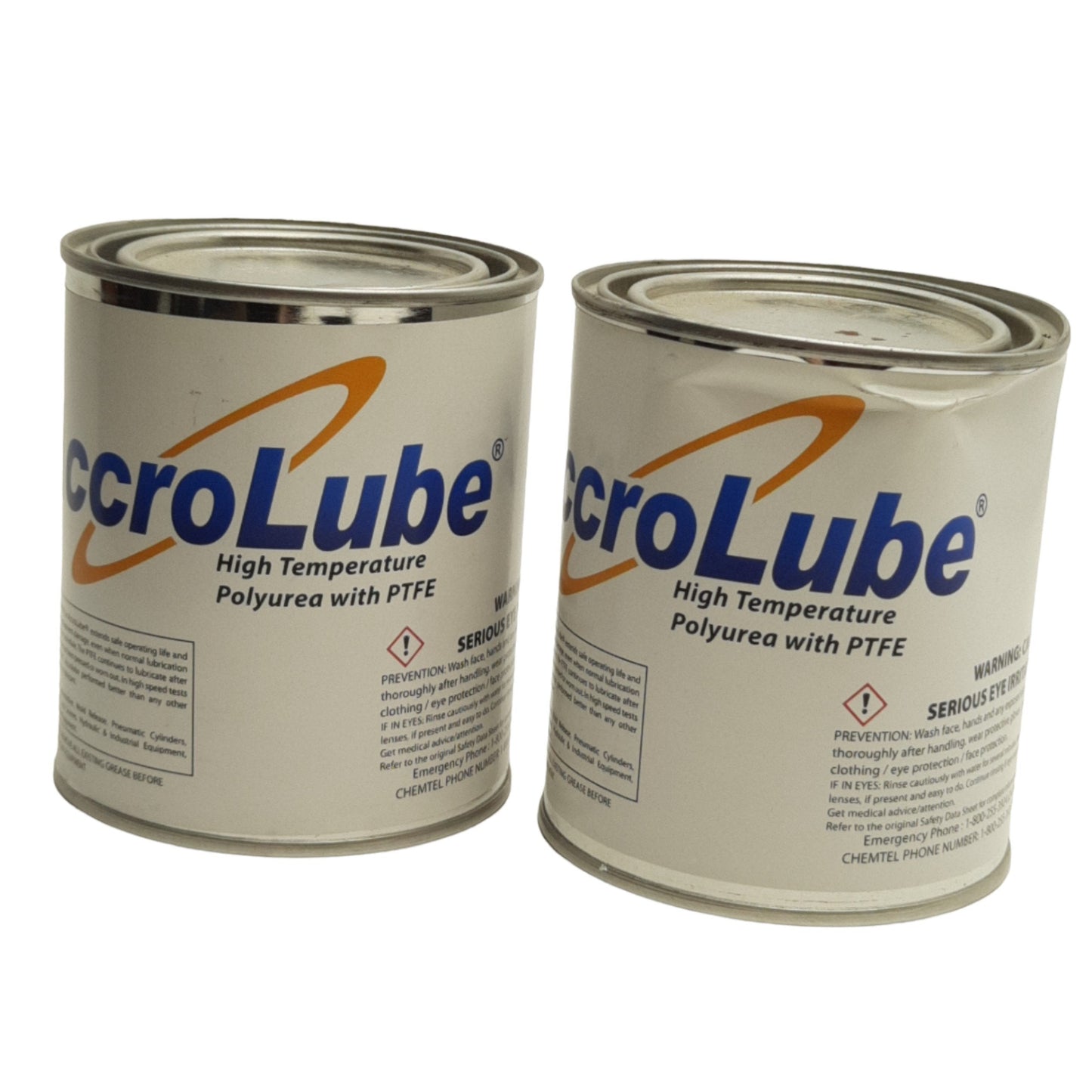 New Lot of 2 Accrolube Polyurea w/ PTFE High Temp Lubricant, 16oz Pint