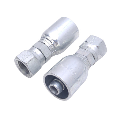 New Lot of 2 Gates 6GLX-6FJX 710700285 Crimp Hose Fittings, 3/8 JIC 37°, -6 Hose