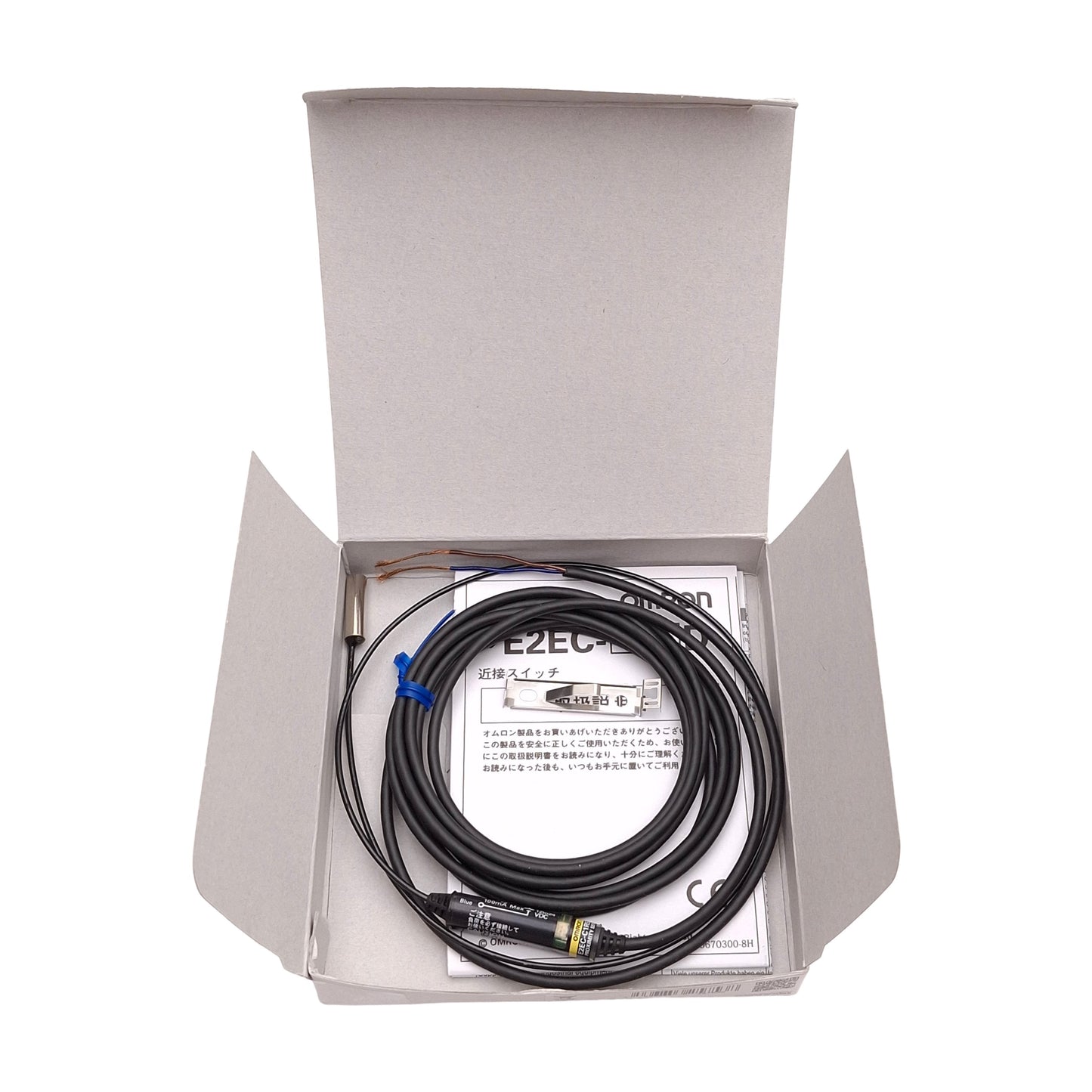 New Omron E2EC-C1R5D2 Proximity Switch, 1NC, 1.5mm Sensing Distance, 12-24VDC, 2m