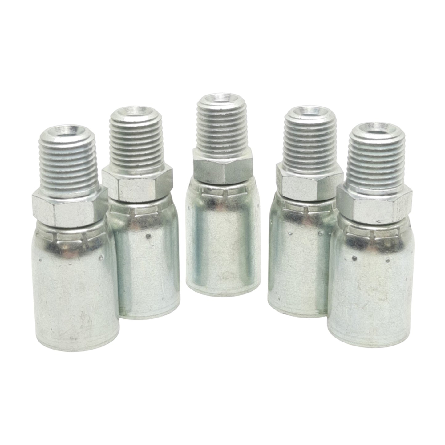 New Lot of 5 Danfoss 06906E-104 Hose Fitting, 3/4in NPTF Male, -6 Hose, 9500PSI