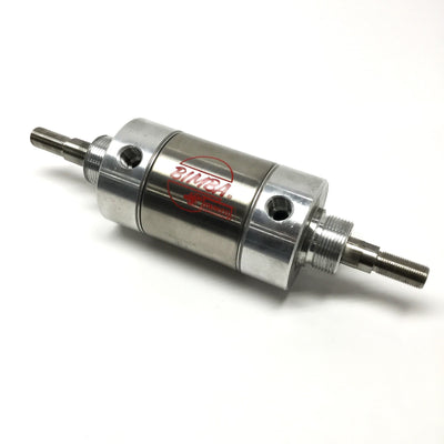 Used Bimba 701-DXDE Double-Rod End Air Cylinder Ø3" Bore, 1" Stroke, 3/8" NPT