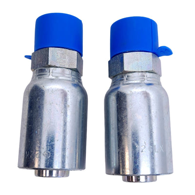 New Lot of 2 Gates 12GLX-12MP 710700225 Crimp Hose Fittings, 3/4 NPTF 30° Cone Seat