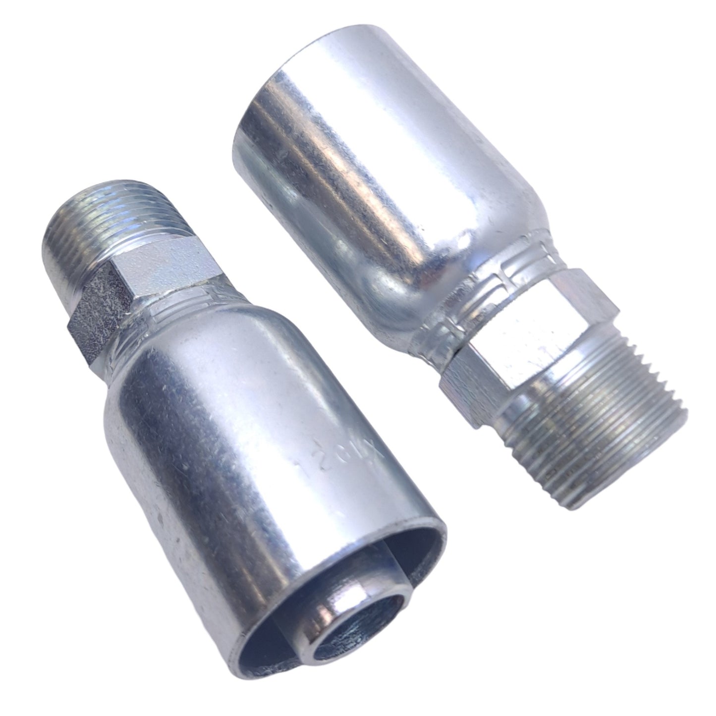 New Lot of 2 Gates 12GLX-12MP 710700225 Crimp Hose Fittings, 3/4 NPTF 30° Cone Seat
