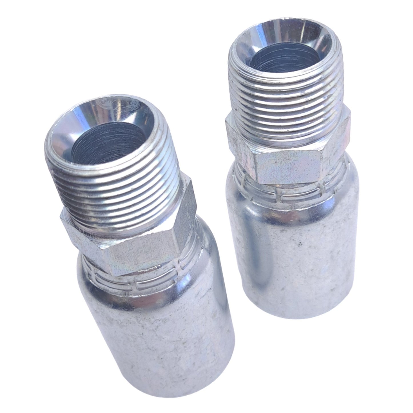 New Lot of 2 Gates 12GLX-12MP 710700225 Crimp Hose Fittings, 3/4 NPTF 30° Cone Seat