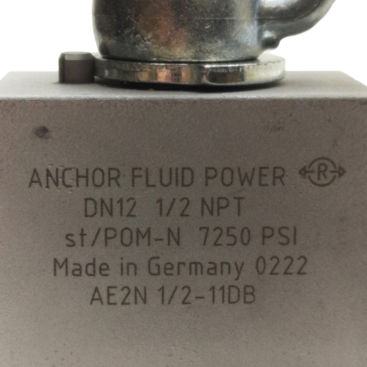 New Anchor Fluid Power AE2N1/2-11DB 2 Way Ball Valve DN12 1/2" NPT Female, 7250PSI