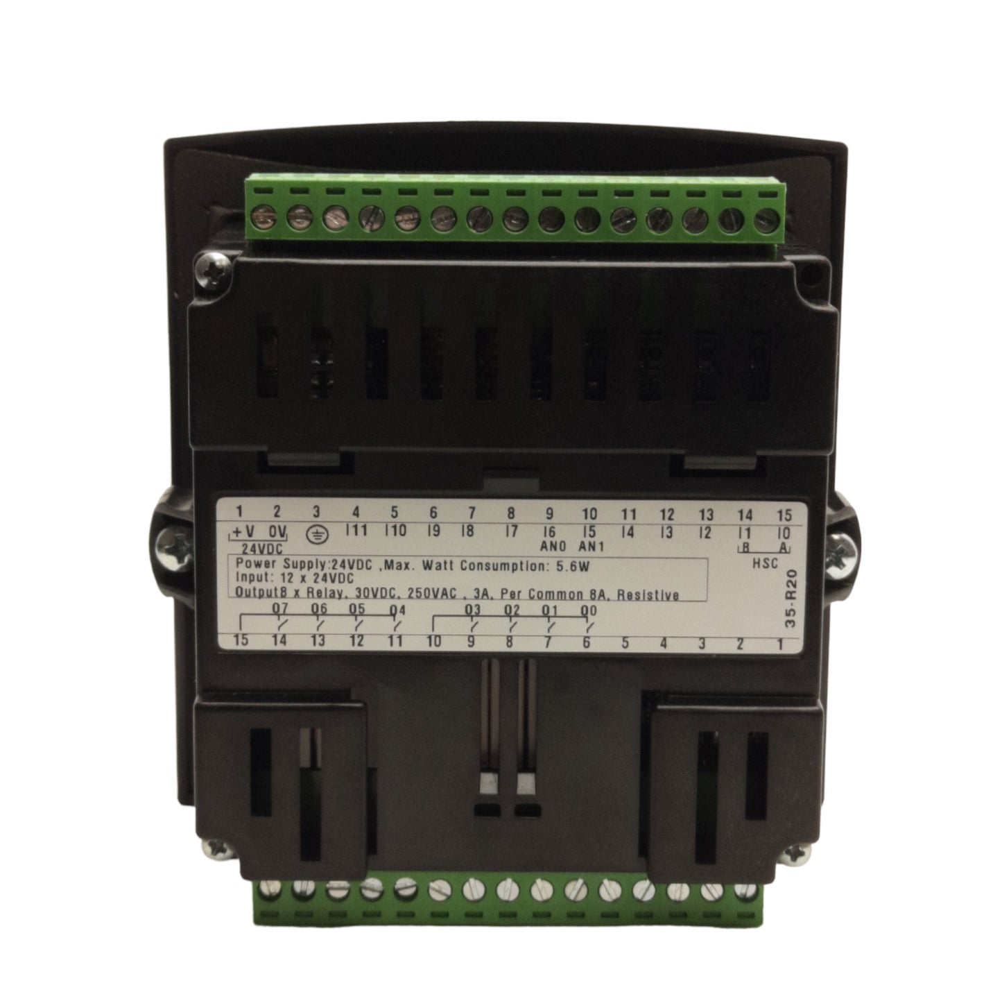 Used Unitronics SM35-J-R20-N Samba PLC & HMI, Analog Resis. 12-Input 8-Output SPST-NO