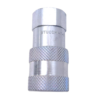 New Stucchi 800801004 Flat Face Quick Coupler, 3/8in NPT, 46 L/min Flow, 30MPa Max