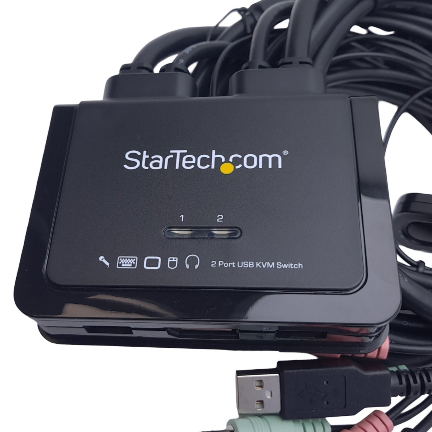 New StarTech SV211DPUA4K KVM Switch w/ Remote Switch & Audio, USB/DisplayPort, 5VDC