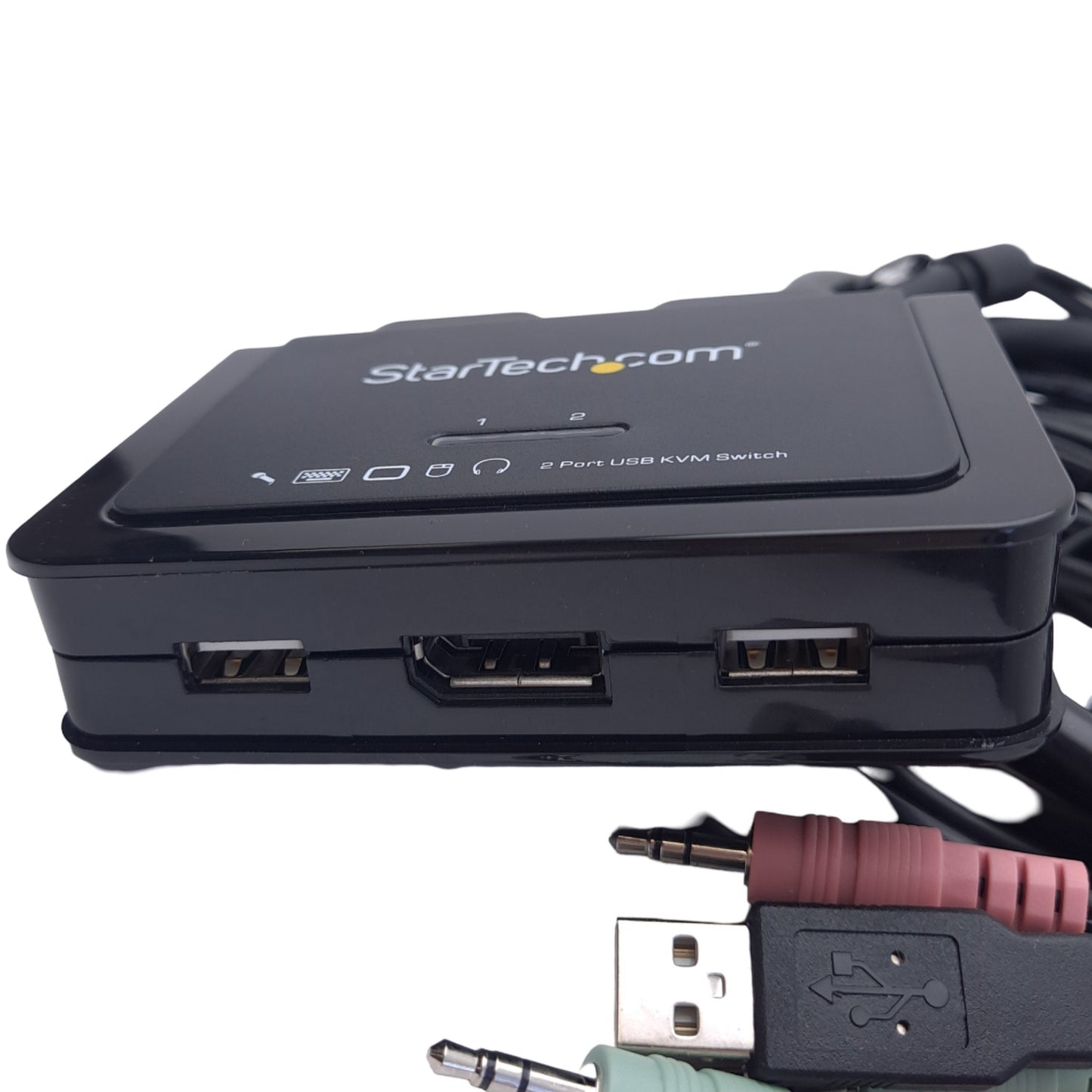 New StarTech SV211DPUA4K KVM Switch w/ Remote Switch & Audio, USB/DisplayPort, 5VDC