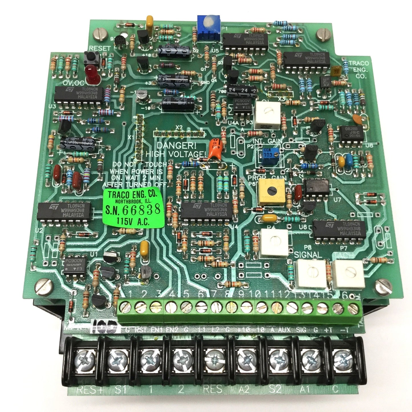 Used Traco Engineering MPW-10D Motor Drive 115VAC