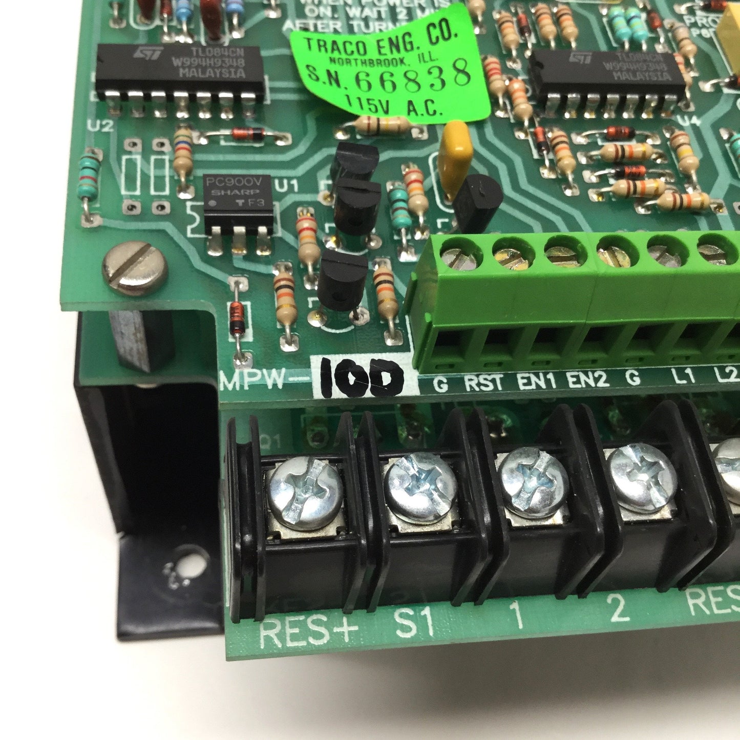Used Traco Engineering MPW-10D Motor Drive 115VAC