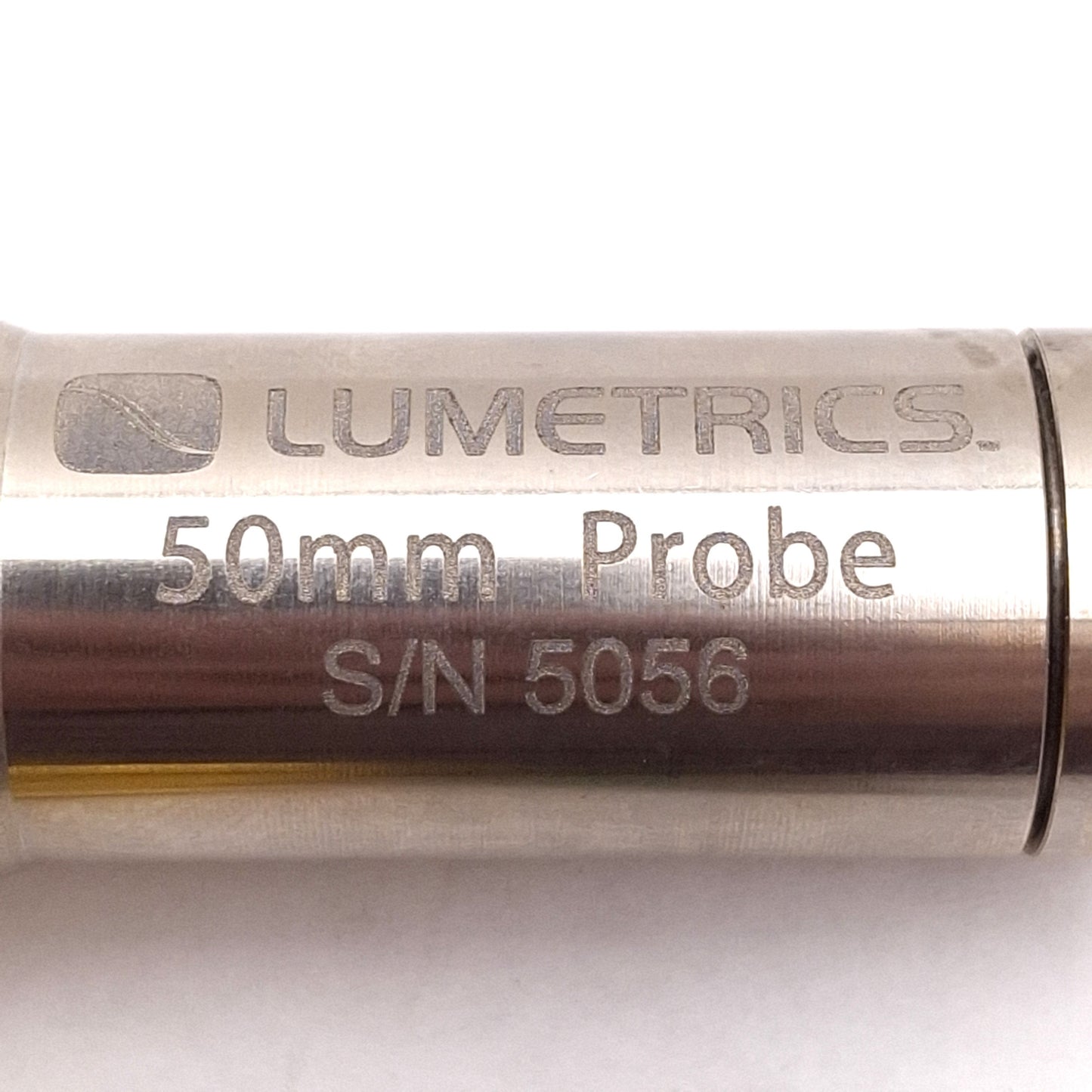 Used Lumetrics 13000-50 OptiGauge II 50mm Probe, 50mm Focal, 41µm Spot, 3m Long