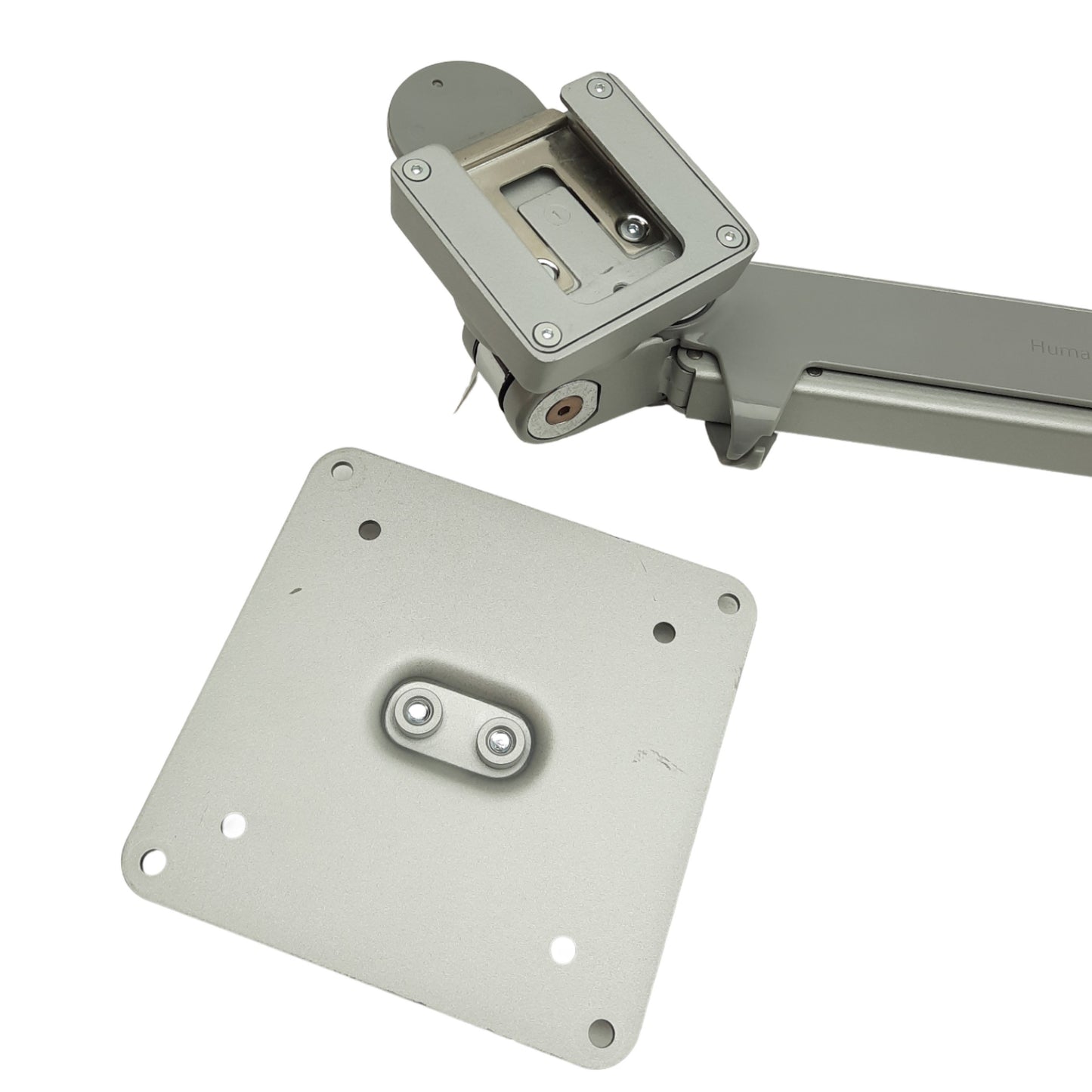 Used Humanscale M2 Monitor Arm Mount, Desk Mounted, VESA75/100, 20lbs or Less