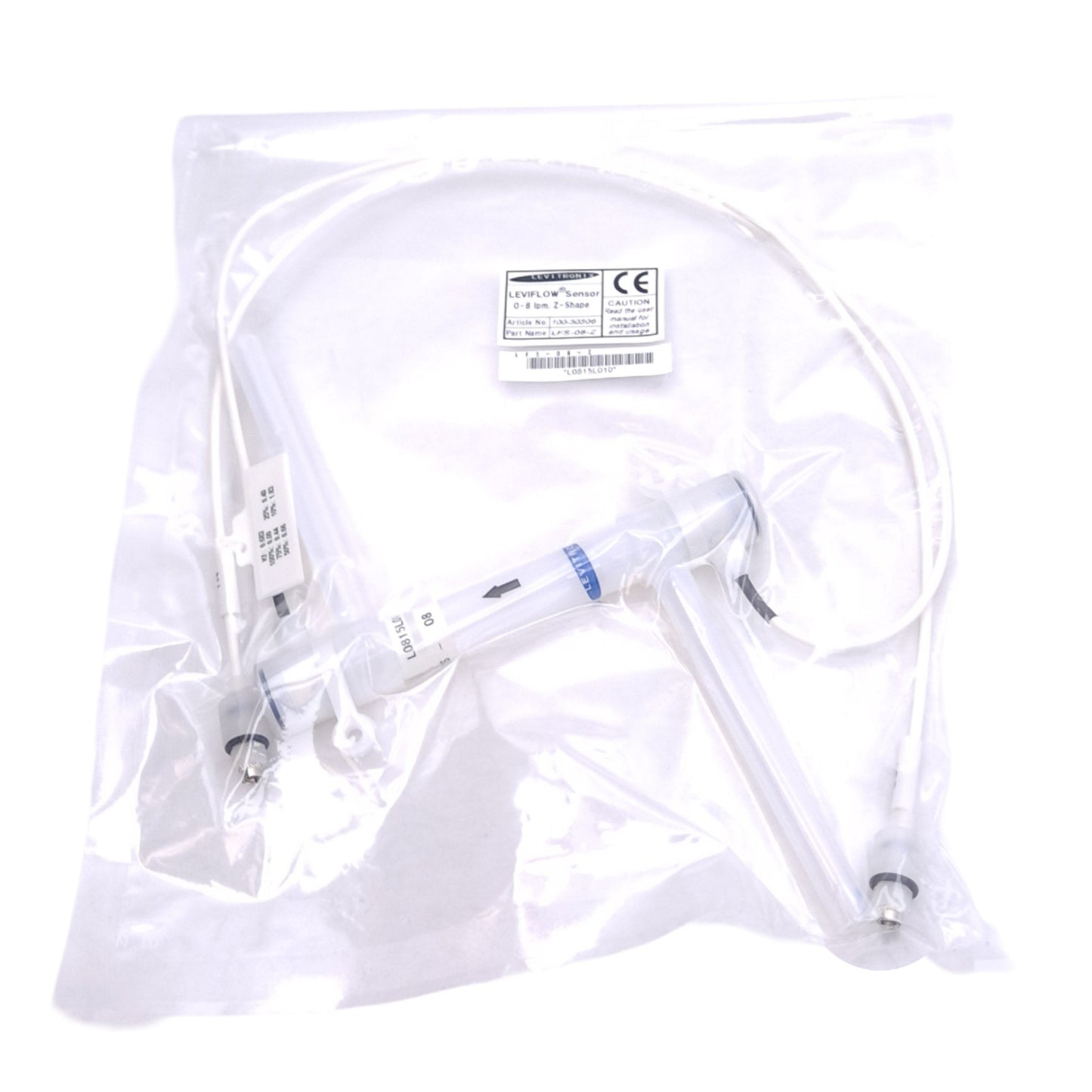 New Levitronix LFS-08-Z Leviflow Sensor Z Shape, ø3/8in Tube, 8 L/min Flow Range