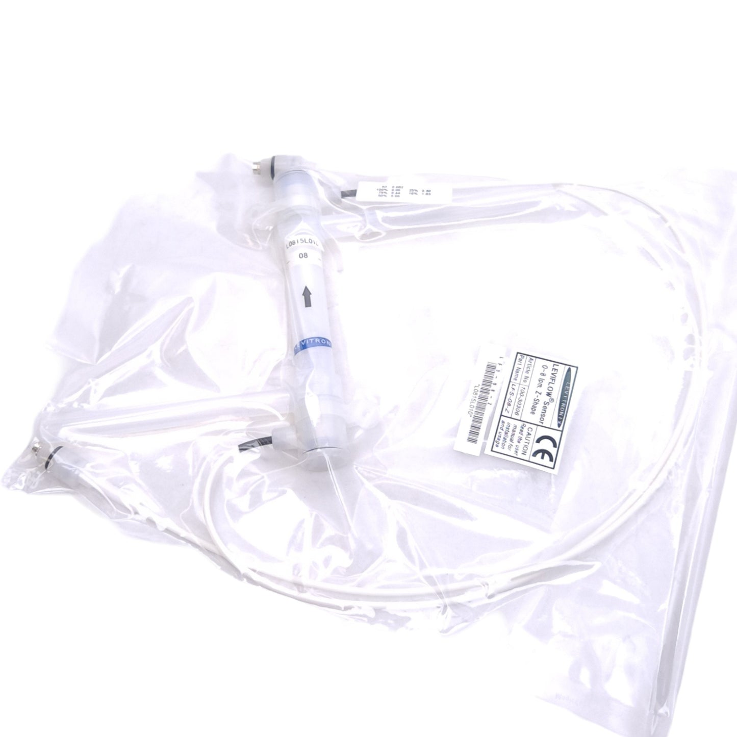 New Levitronix LFS-08-Z Leviflow Sensor Z Shape, ø3/8in Tube, 8 L/min Flow Range