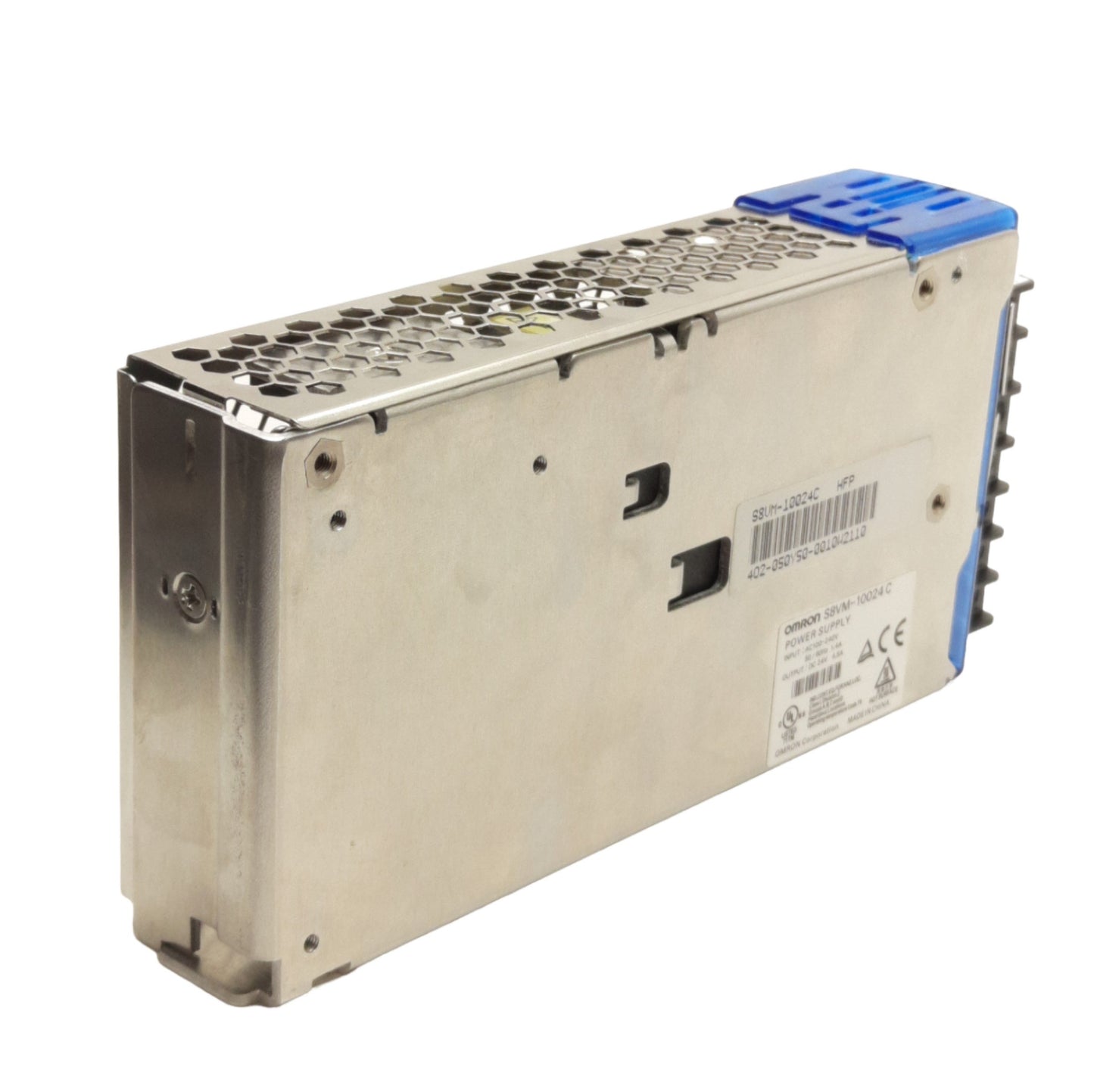 Used Omron S8VM-10024C Switching Power Supply, 100-240VAC Input, 24VDC 4.5A Output