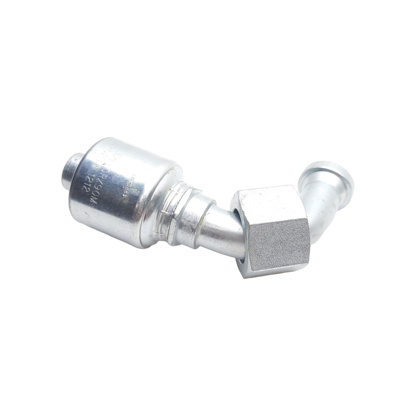 New Gates 7104-24655 MegaCrimp Coupling 90° Elbow, 1 3/16-12 Female, 3/4in ID