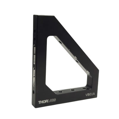Used Thorlabs VB01A Vertical Bracket For Breadboards, 1/4"-20 Tapped *Milled Holes*