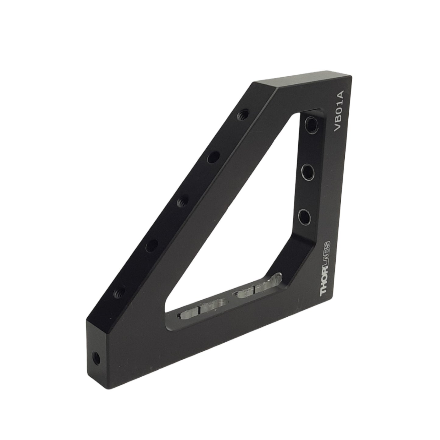 Used Thorlabs VB01A Vertical Bracket For Breadboards, 1/4"-20 Tapped *Milled Holes*