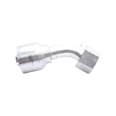 New Danfoss 4SA12FR12 Crimp Fitting 45° Elbow, 1 3/16 Female ORS Swivel, -12 Hose