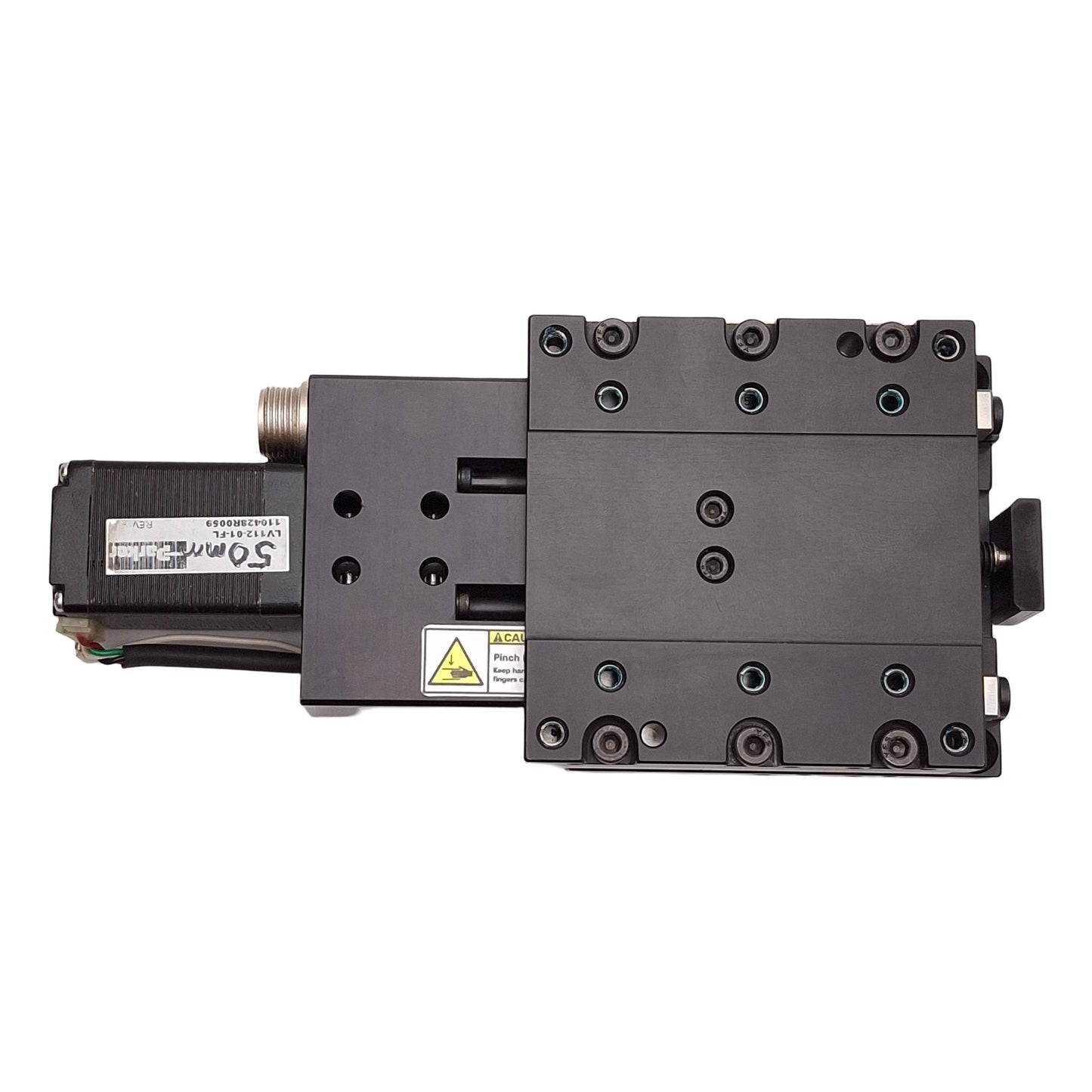 Used Parker MX80ST02MSJ-D1M12H3L2 Linear Positioner, 50mm Stroke, 80x80mm, M4 Holes