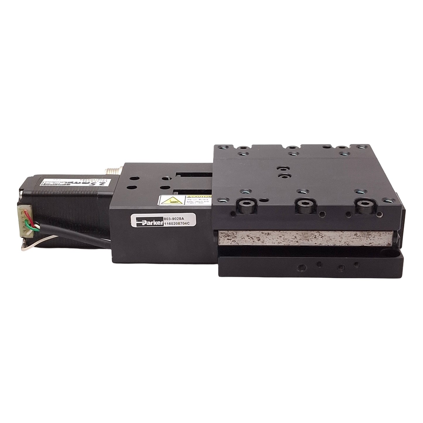 Used Parker MX80ST01MSJ-D1M12H3L2 Linear Positioner, 25mm Stroke, 80x80mm, M4 Holes