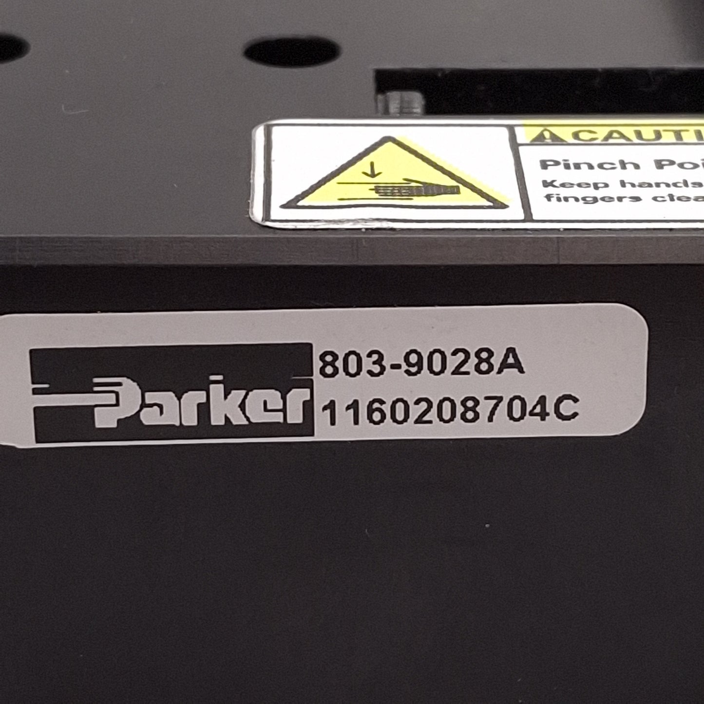 Used Parker MX80ST01MSJ-D1M12H3L2 Linear Positioner, 25mm Stroke, 80x80mm, M4 Holes