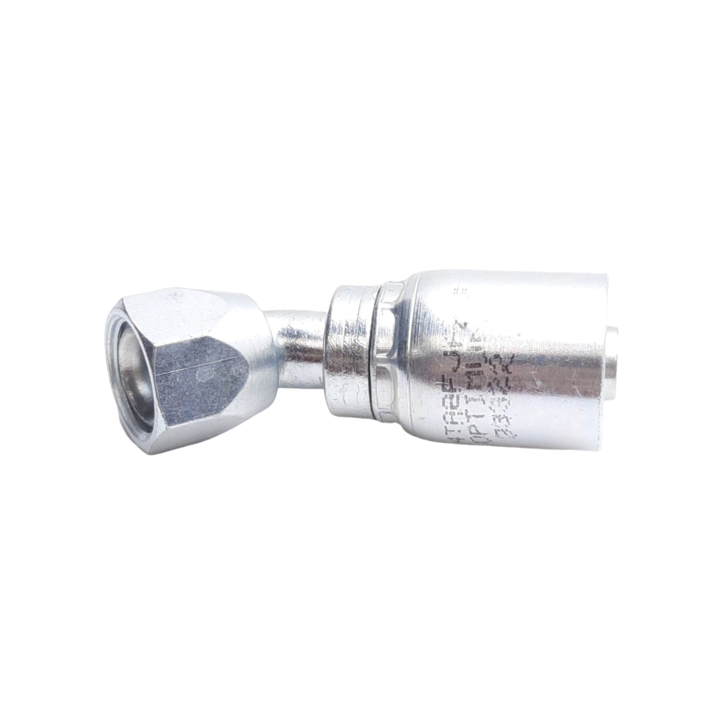 New Danfoss 4TA8FJA8 Crimp Fitting 45°, 3/4in JIC/37° Female Swivel, -08 Hose Dash