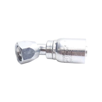 New Danfoss 4TA8FJA8 Crimp Fitting 45°, 3/4in JIC/37° Female Swivel, -08 Hose Dash