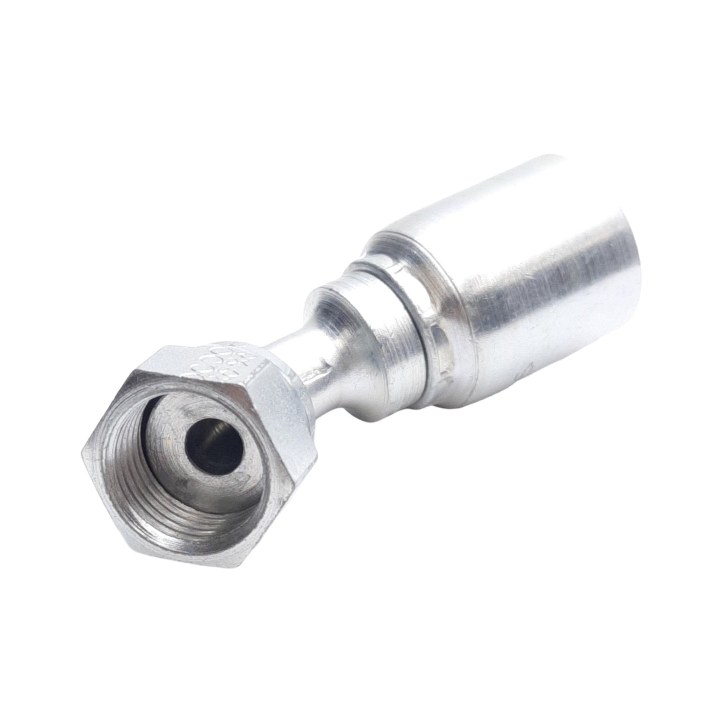 New Lot of 4 Danfoss 4TA6FRA6 Crimp Fitting 45°, 1 1/16in Female ORS Swivel -06 Hose