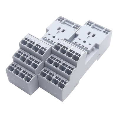 New Lot of 2 Wago 858-100 Relay Socket, 250VAC/VDC, 4x8A-2x12A, 3-Level, DIN Rail